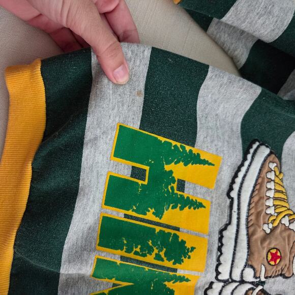 Vintage Striped "Hike" Boots Sweater 5t/6 - Picture 6 of 7